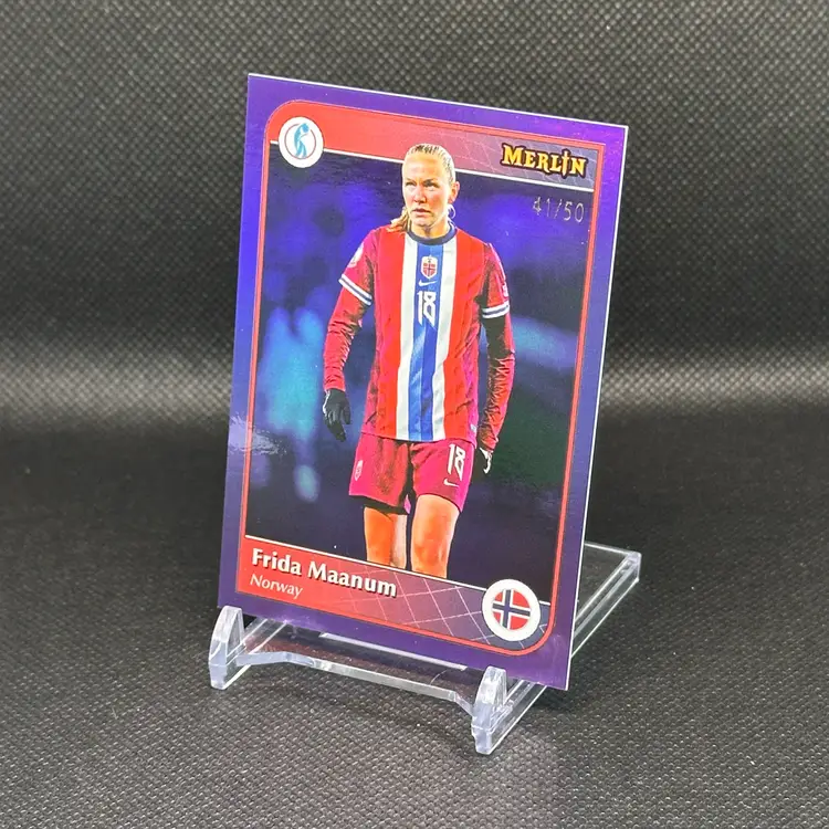 Frida Maanum Eurostars /50 2025 Topps Merlin Euros - Norway