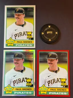 2025 Topps Heritage Paul Skenes Lot
Pittsburgh Pirates