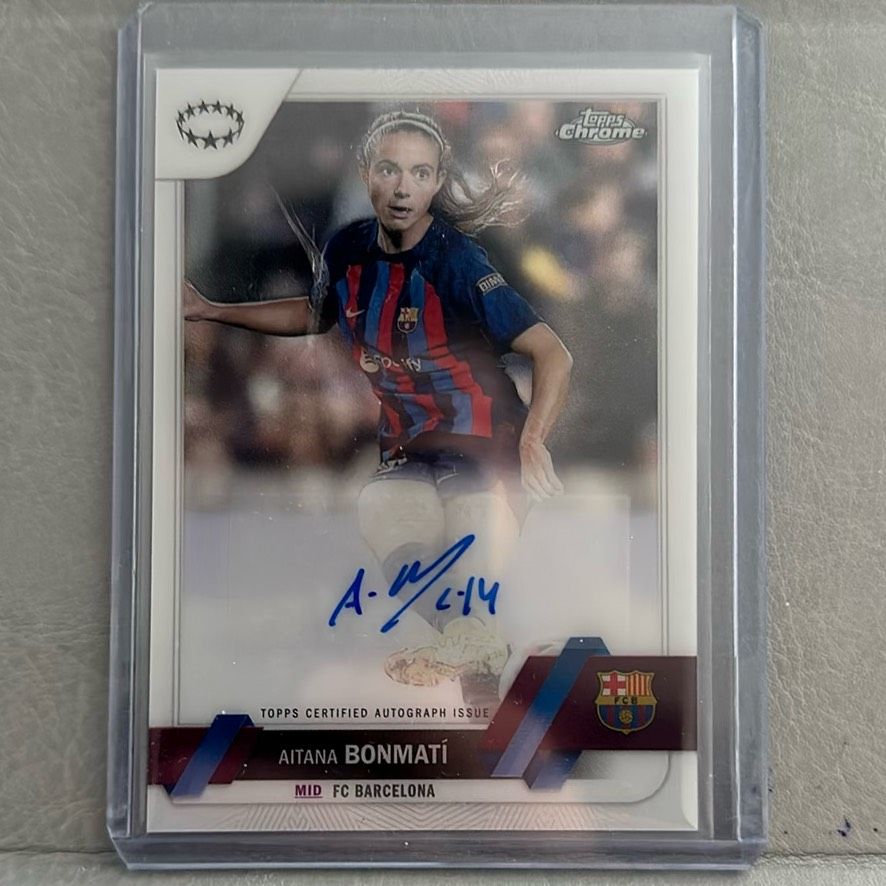 2022-23 Topps Chrome Women's UEFA (6x) Autograph Lot incl