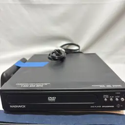 Magnavox DVD Player DP100MW8B with Remote - Powers on, untested with cables