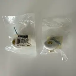 Set Of 2 Drawer Pulls White