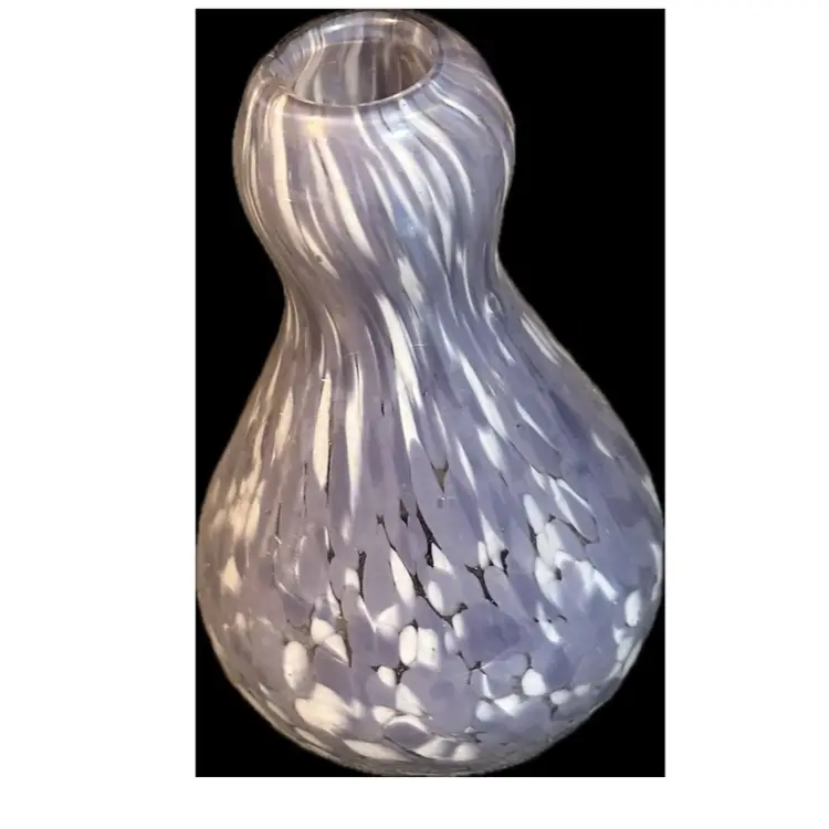 Lavender Blown Art Glass Vase