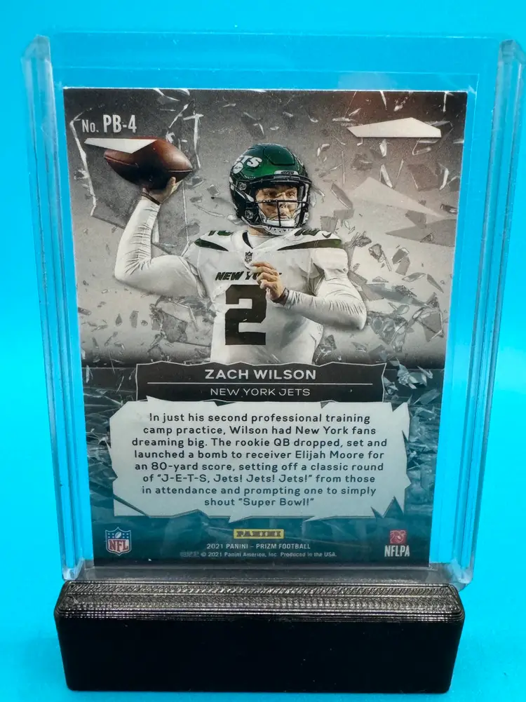 Zach Wilson Prizm Break RC New York Jets