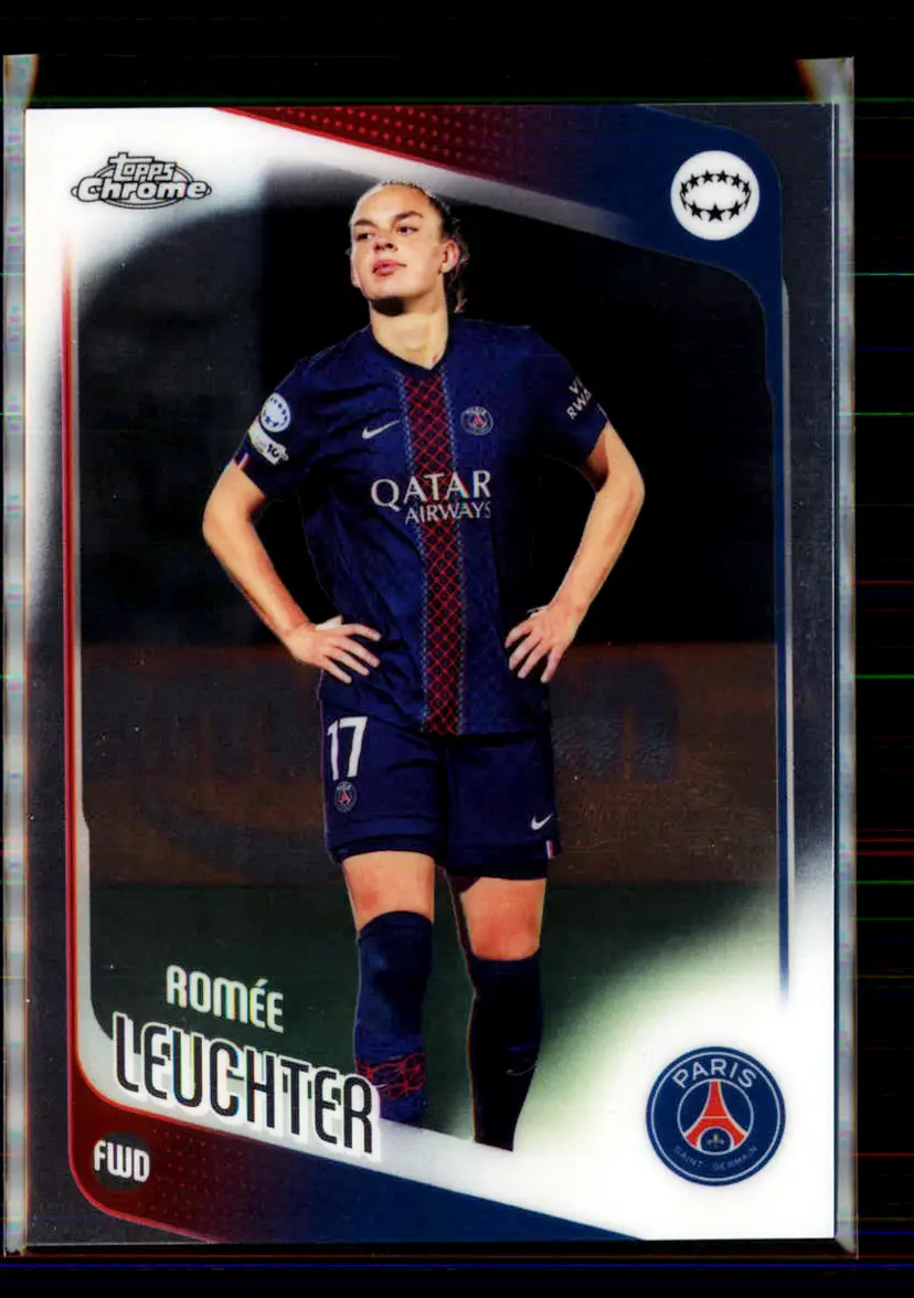 Romee Leuchter 2025-26 Topps Chrome UEFA Women's Champions League #72 - (145) - Paris Saint-Germain
