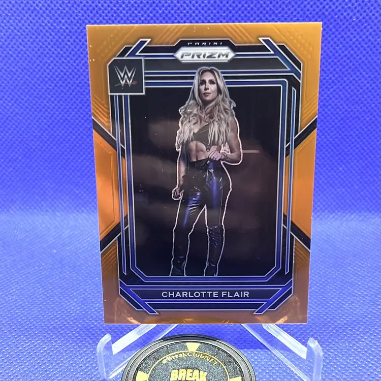 Charlotte Flair 2023 Prizm WWE Orange 07/99