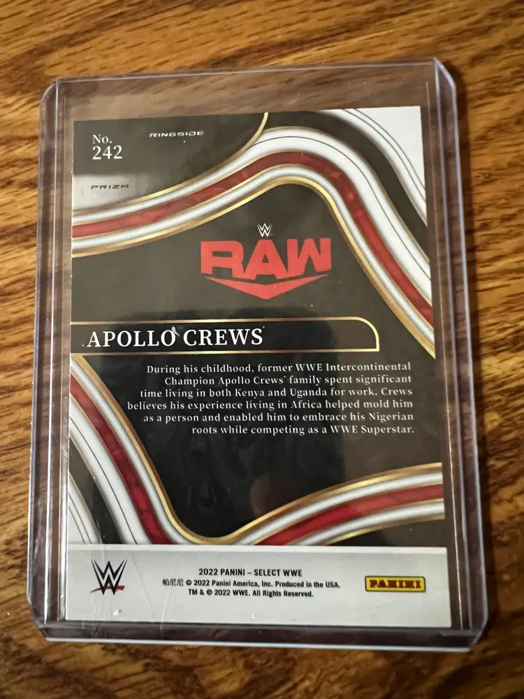 Apollo Crews Ringside Zebra 