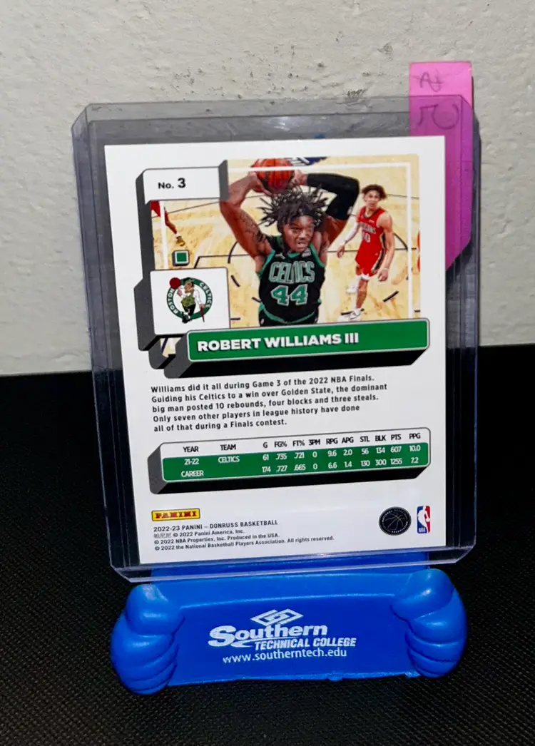 2022-2023 Panini Donruss Robert Williams III Pink Laser Holo #3 /50