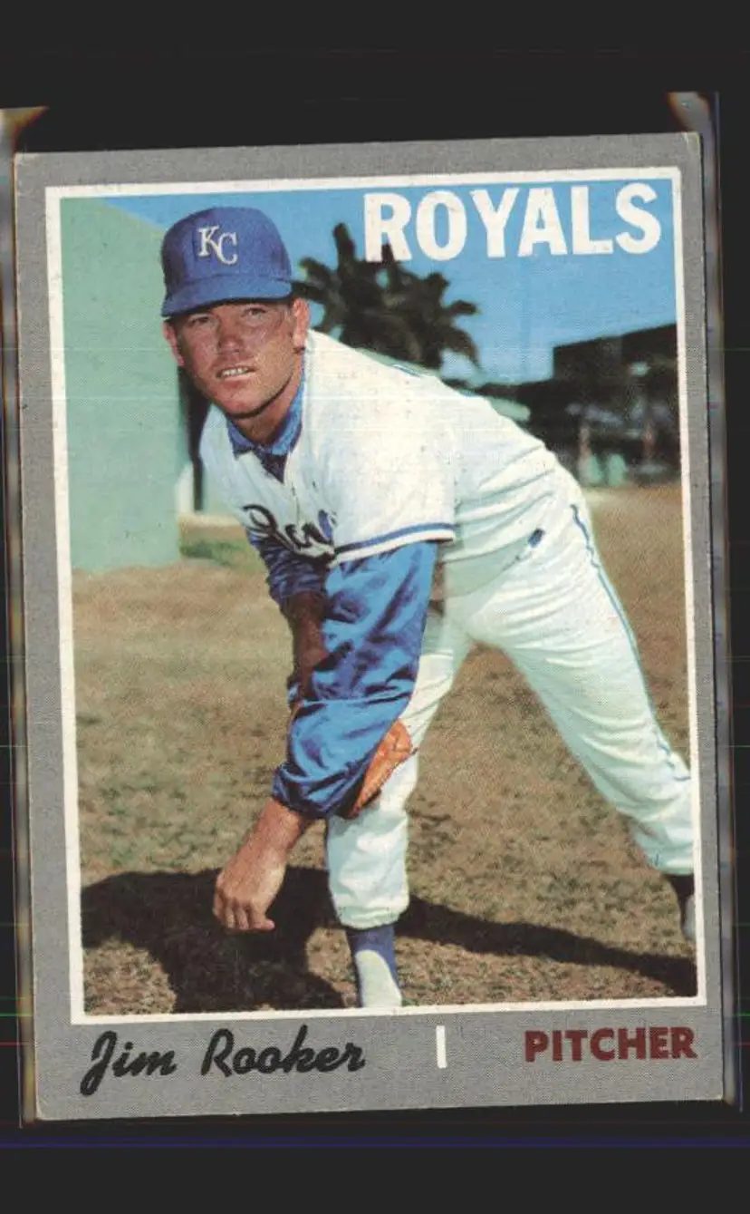 Jim Rooker 1970 Topps #222 - () - Kansas City Royals