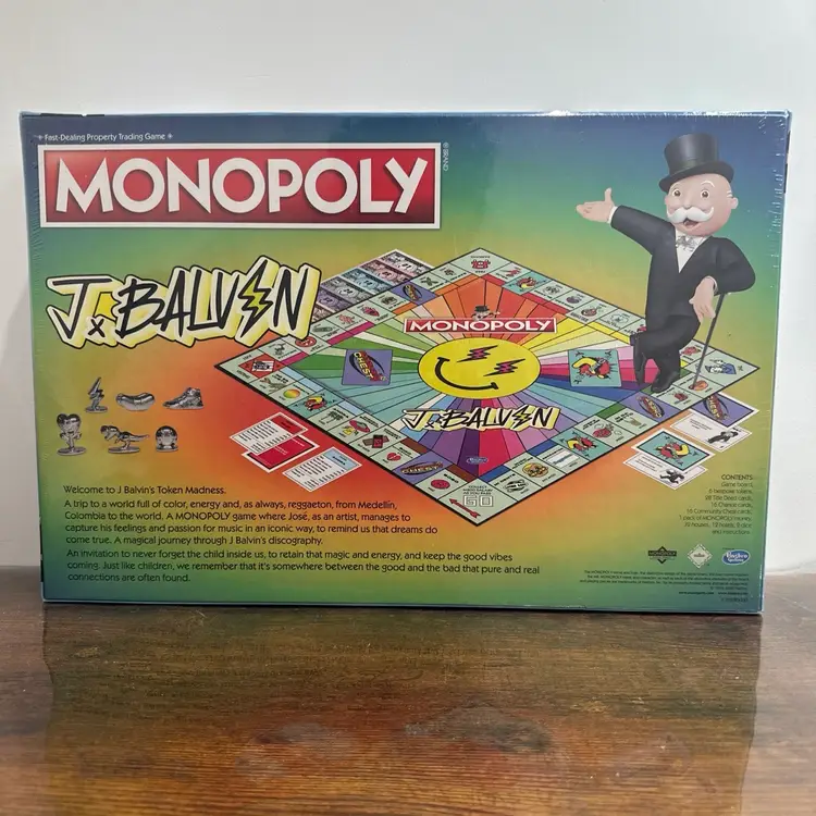 Monopoly - J Balvin Limited Edition Board Game - New