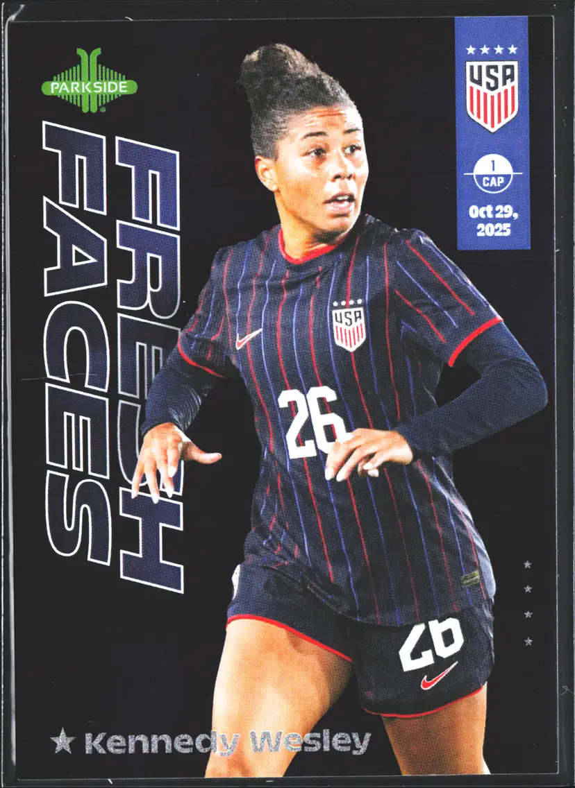Kennedy Wesley FOIL Soccer Card Parallel USWNT ~125 Made 2026 Fresh Faces