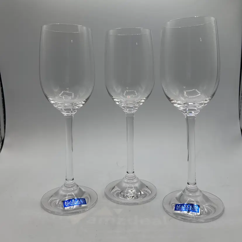 Waterford Marquis Wine Glasses Lot Of 3