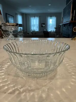 Pressed Glass Bowl