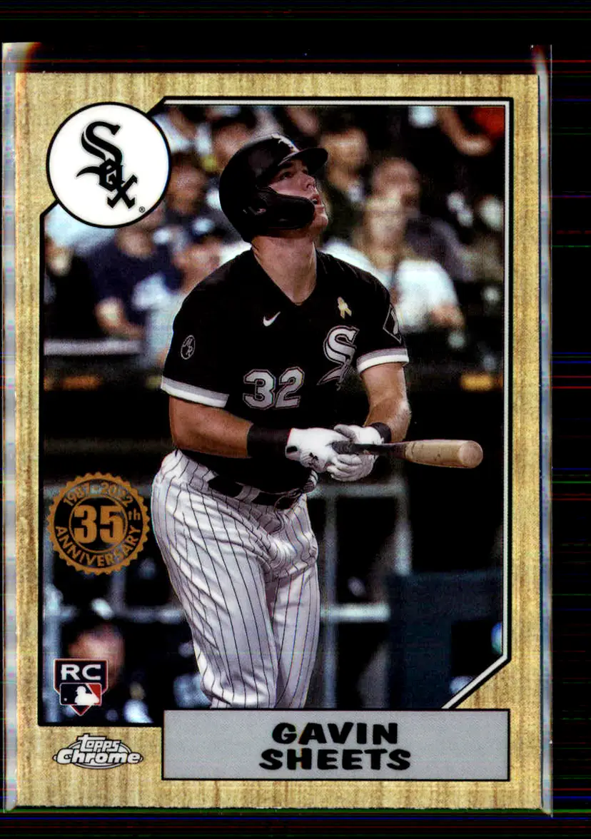 Gavin Sheets 2022 Topps Chrome 1987 Topps Baseball #87BC-20 - Chicago White Sox - (147-233)