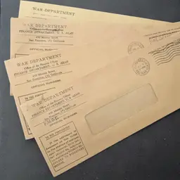 5 - 1945 - 47 War Time Envelopes (empty)