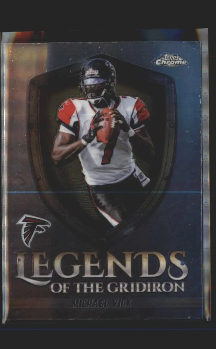 Michael Vick 2025 Topps Chrome #LOG-2 Legends of the Gridiron - (140) - Atlanta Falcons