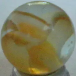 Vintage Marble King Hybrid Cat's Eye 5/8" Marble
