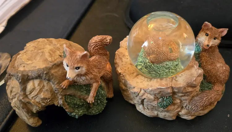 Giuseppe Studio Linden Woodland Fox Snow Globe