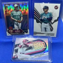 Shohei Ohtani Lot 3 (3 Cards)