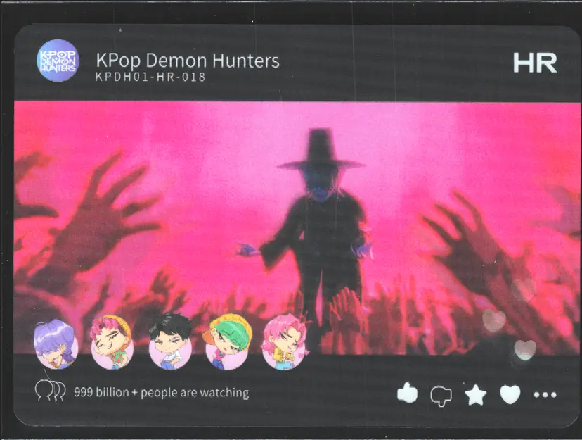 Saja Boys Mystery Demon Crowd Scene KPop Demon Hunters Trading Card HR-018