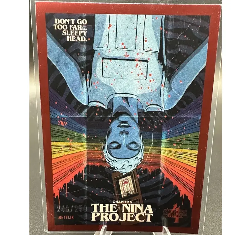 2022 Zerocool Stranger Things 4, BB-5 The Nina Project Red 248/250