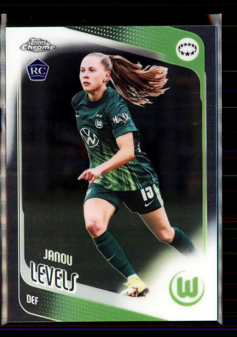 Janou Levels 2025-26 Topps Chrome UEFA Women's Champions League #27 - (145) - VfL Wolfsburg