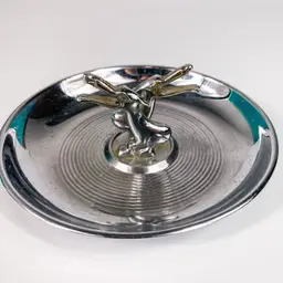 Vintage Hamilton Chrome Pincherette Donkey Mule Ashtray Cigarette Holder