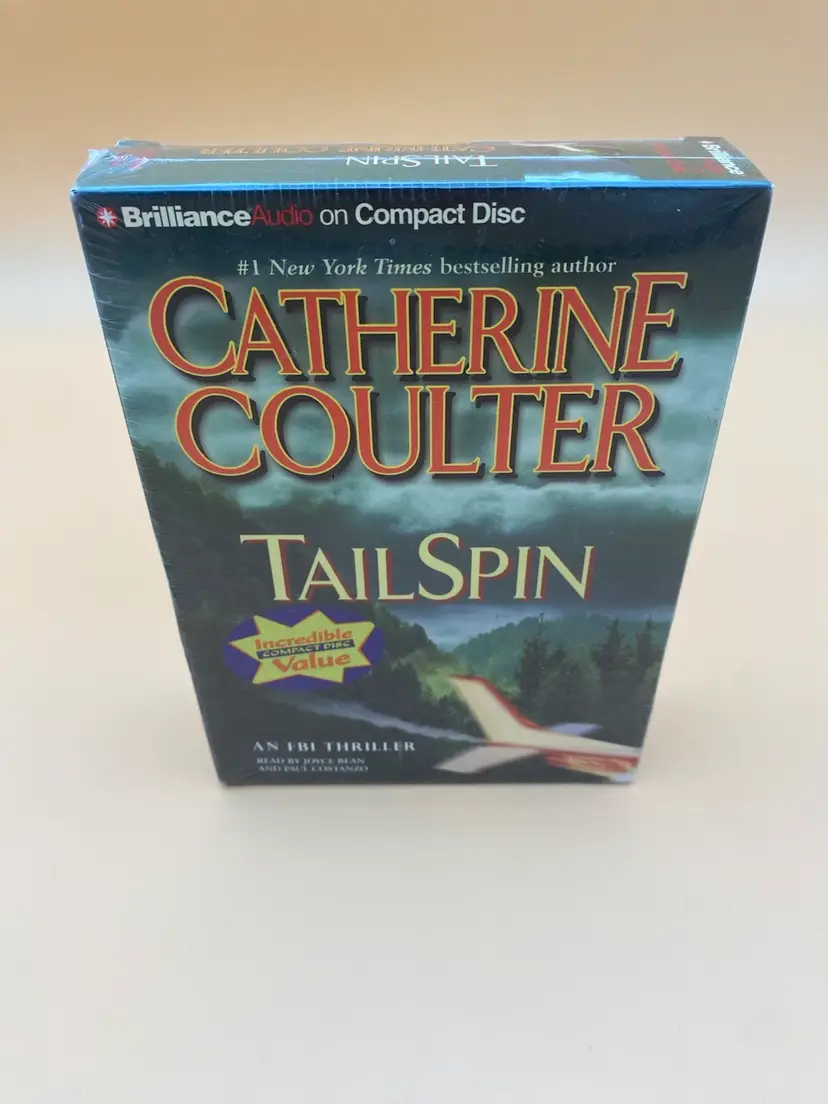 Tailspin by Catherine Coulter 5-CD Audiobook - Sealed - 2008 Brilliance Audio