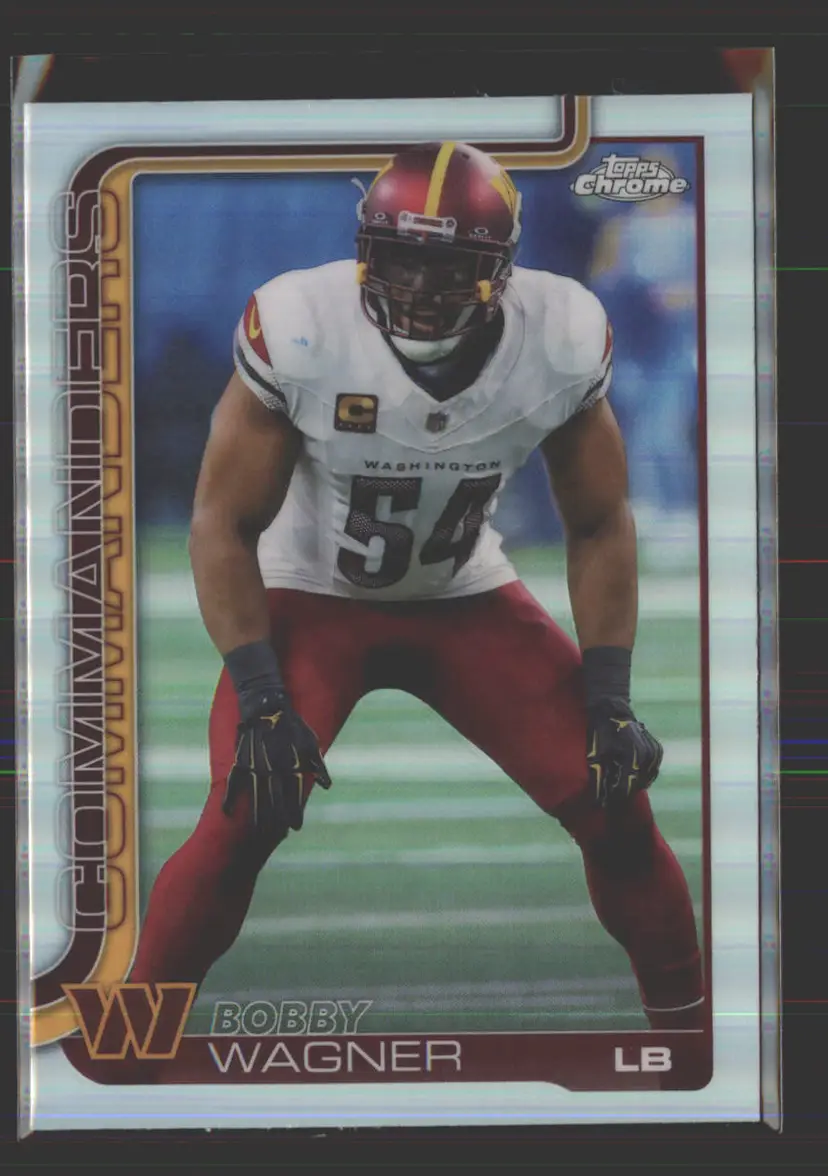Bobby Wagner 2025 Topps Chrome Refractor #299 - (142) - Washington Commanders
