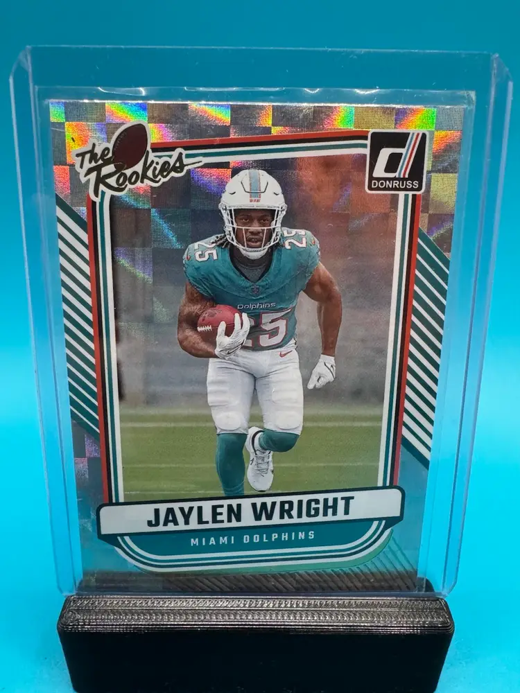Jaylen Wright Donruss The Rookies Miami Dolphins