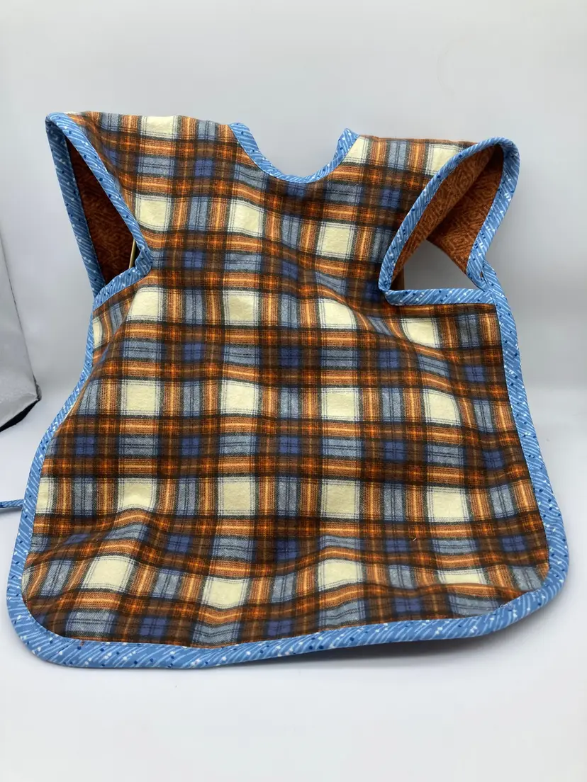 Fabric Handmade Bib, Size 2-4