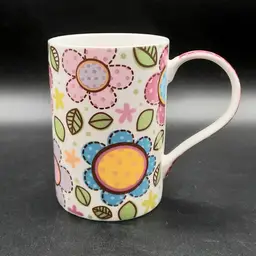 Pastel Flowers Floral Mug Spring Dreamin' by Burton + Burton