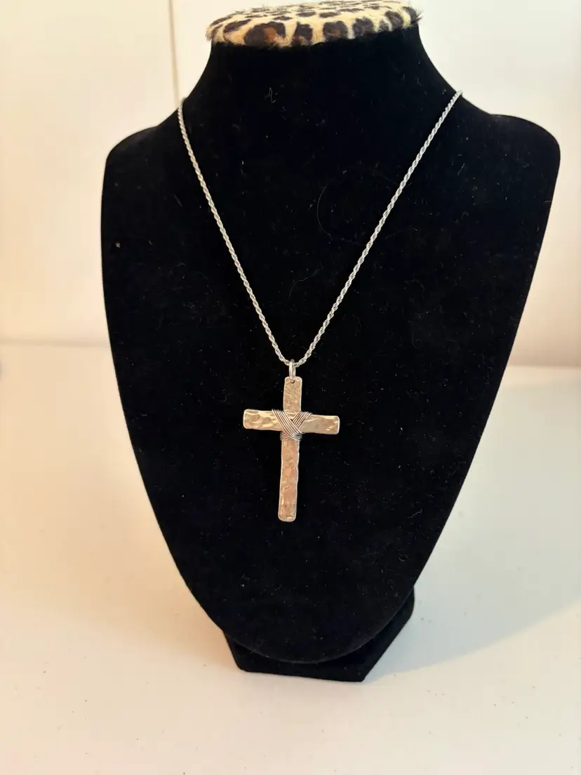 Silver Cross Necklace