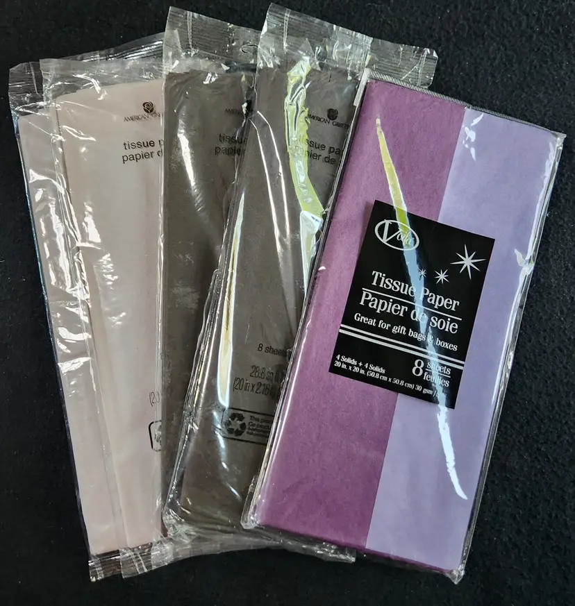 Assorted Tissue Paper Lot