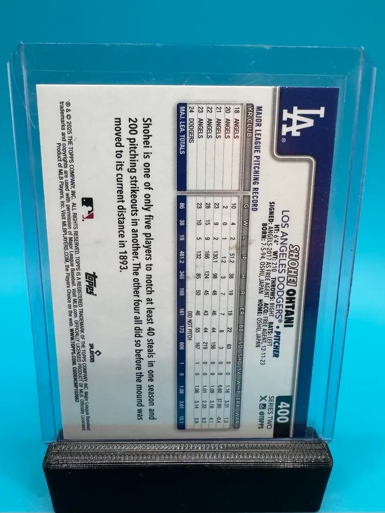 Shohei Ohtani Topps Montgomery Club Foil Los Angeles Dodgers