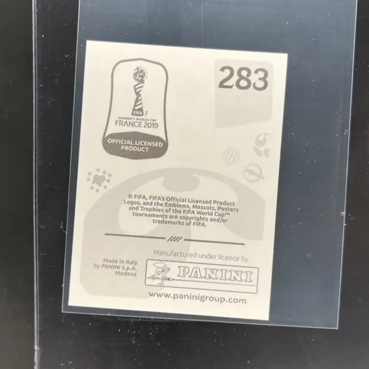 Claire Emslie 2019 Panini Women’s World Cup Sticker Scotland Soccer Card