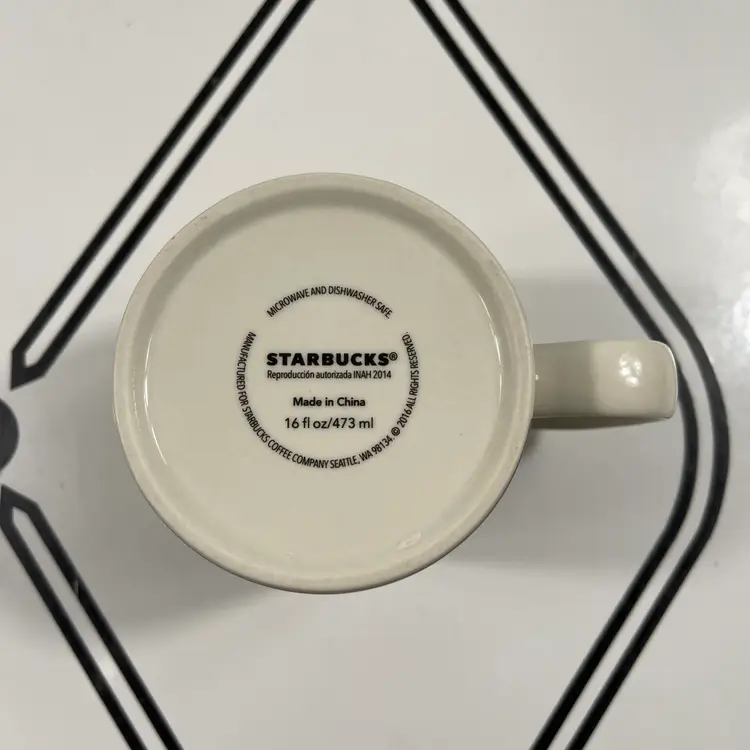 Starbucks Mug, Mexico Global Icon Series, Unisex, 16 oz, Collector Rare