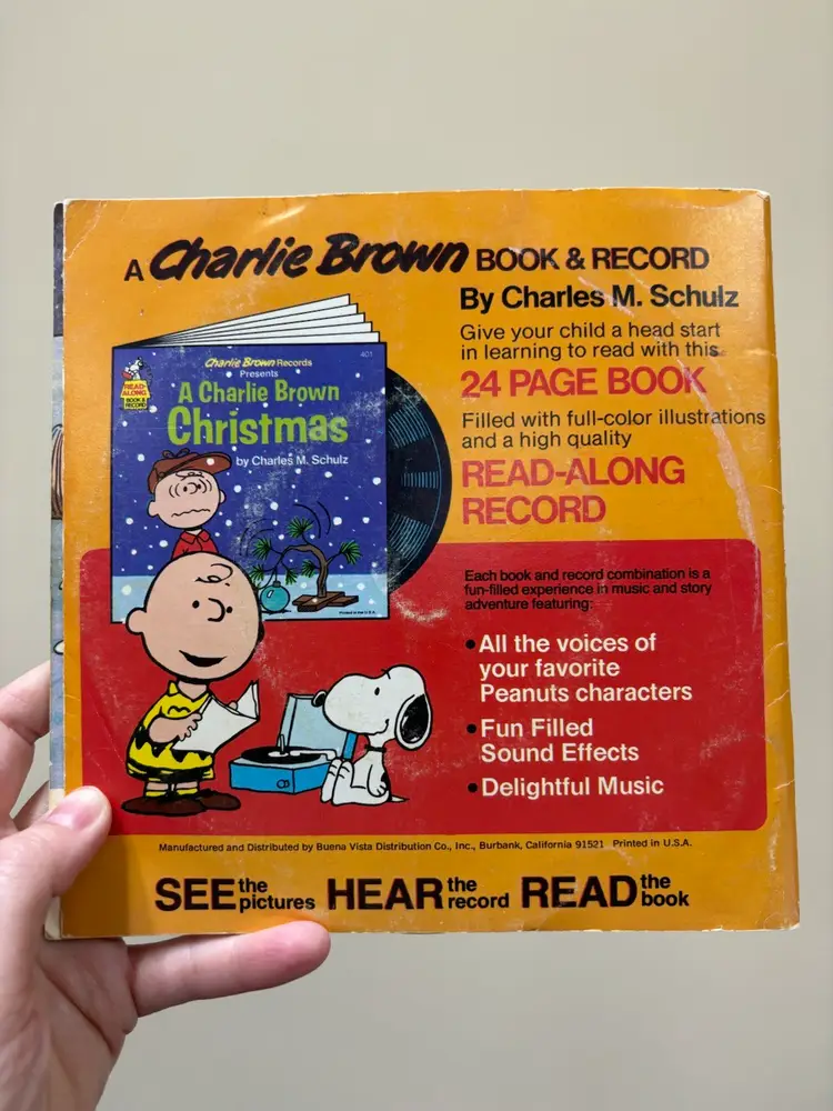 A Charlie Brown Christmas Book and Record