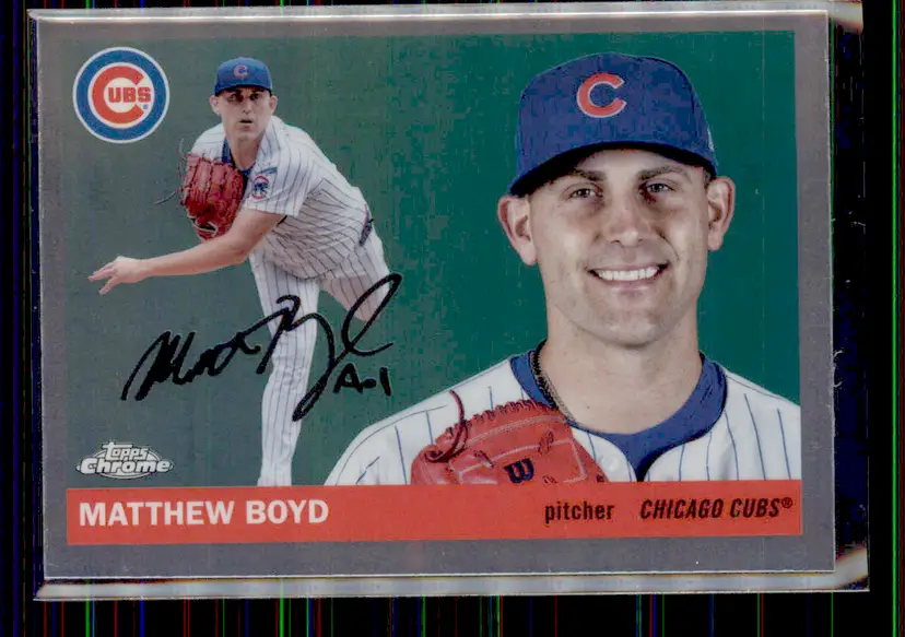 Matthew Boyd 2025 Topps Chrome Platinum Anniversary #212 - Chicago Cubs - (153-376)