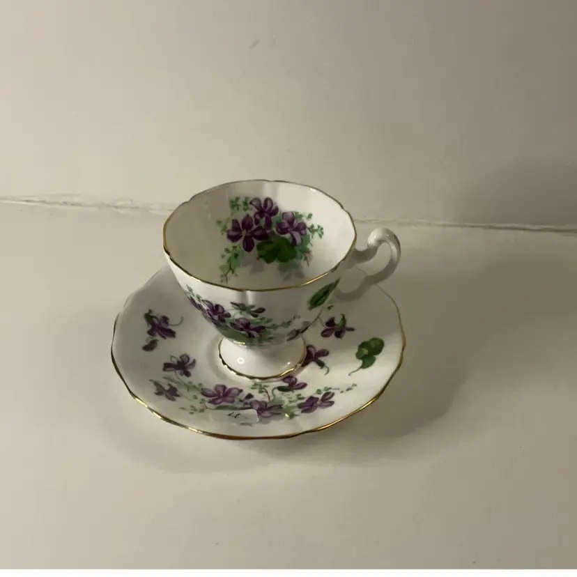 Small Adderly Violet Teacup