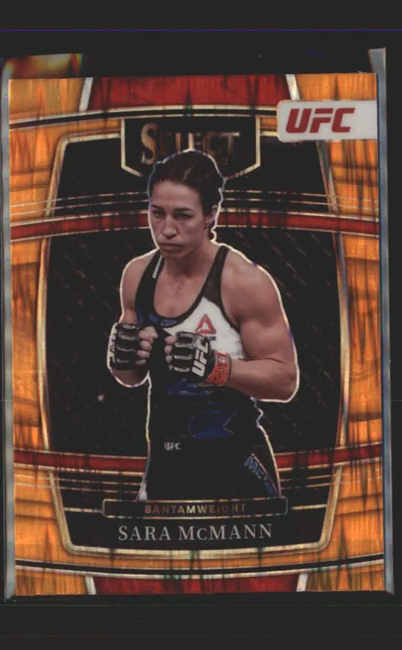 2022 Panini Select UFC #90 Sara McMann Orange Flash Prizms - (137) -
