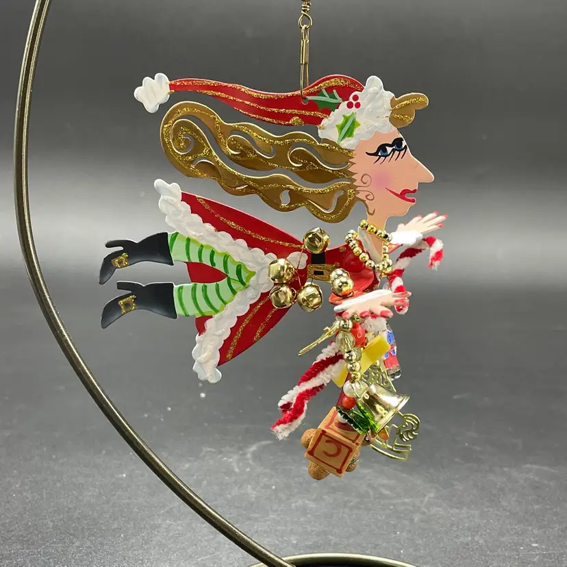 Fanciful Flights Young Mrs. Claus Karen Rossi for Silvestri Christmas Ornament