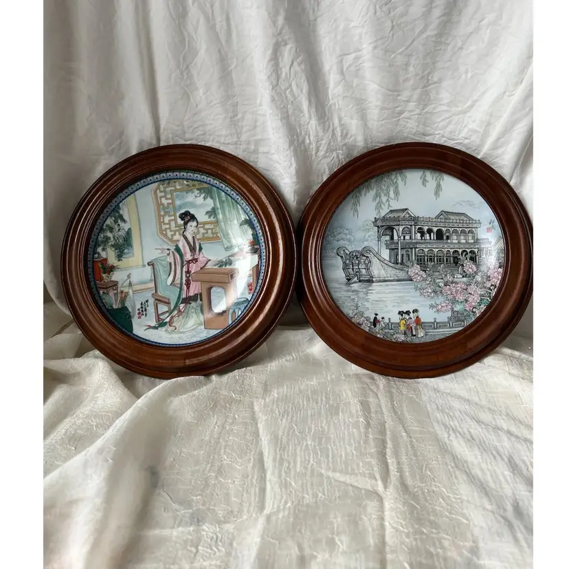 IMPERIAL JINGDEZHEN PORCELAIN PLATES REPUBLIC OF CHINA