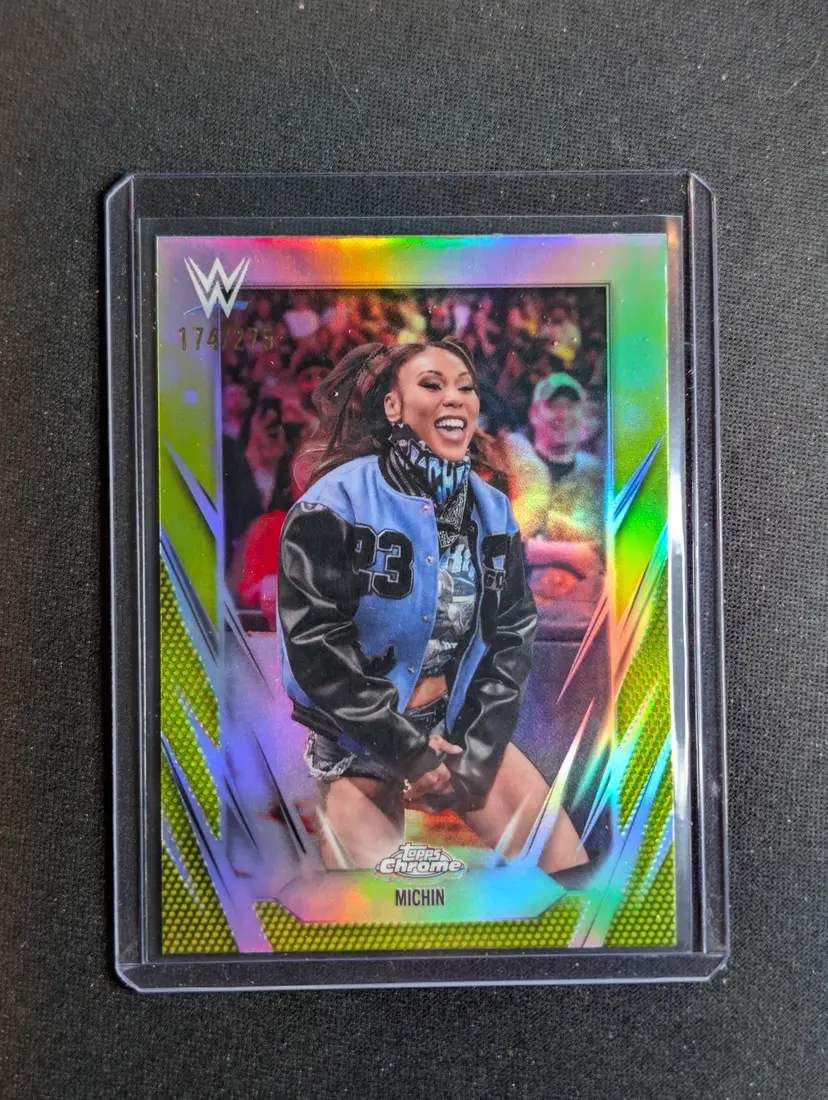 Michin #/275 2026 Topps Chrome WWE Yellow Refractor #32 - (A) - Smackdown