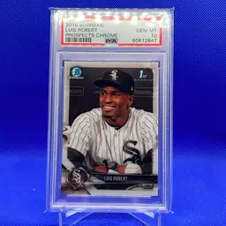 2018 Bowman Chrome Prospects Luis Robert 1st PSA 10 Chicago White Sox New York Mets