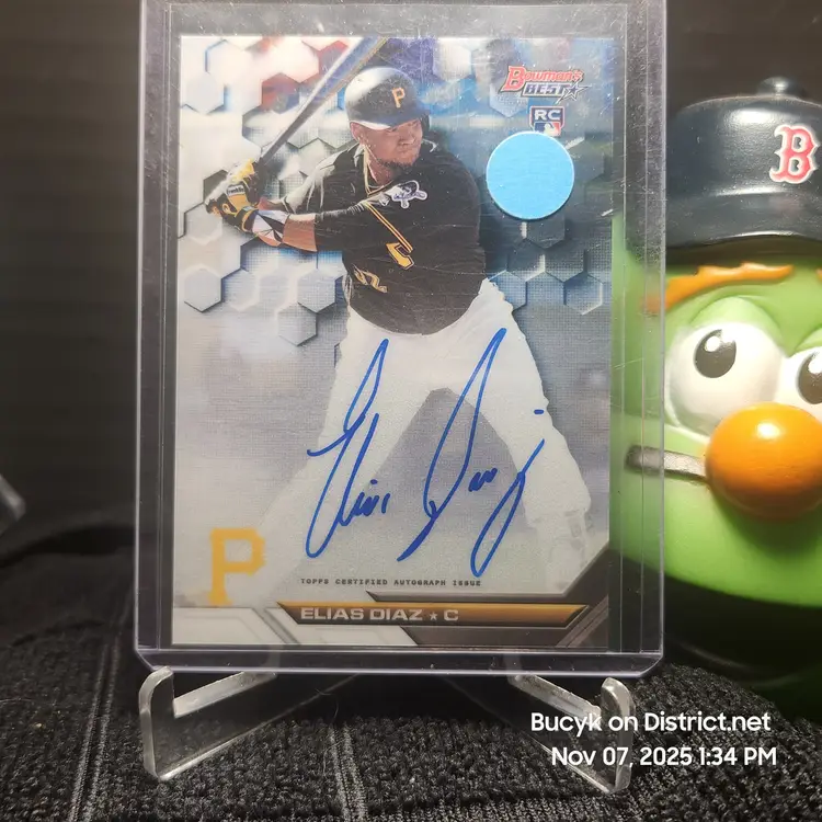 2016 Bowman's Best Auto - Elias Diaz Pittsburgh Pirates