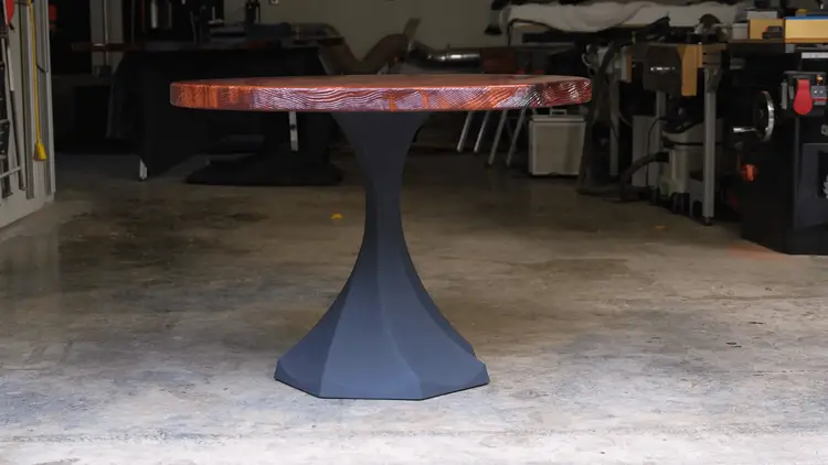Blacktail Studio Old Growth Redwood Breakfast Table