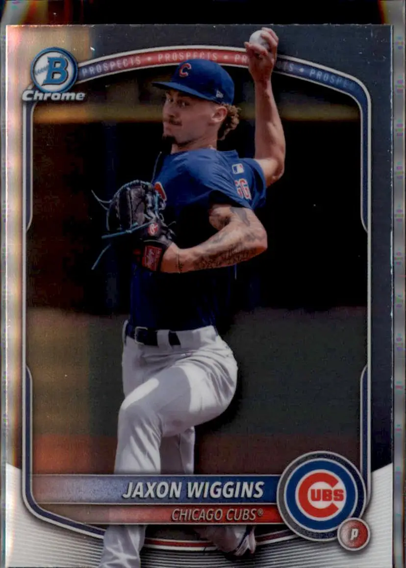 2025 Bowman Draft #BDC-173 Jaxon Wiggins Chrome - (138) - Chicago Cubs