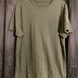 Calvin Klein Men's Size Large Green Short Sleeve T-Shirt