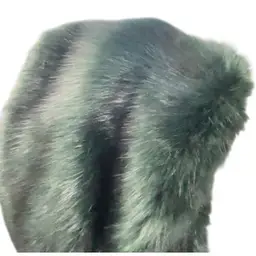 Hunter Green Faux Fur Stole