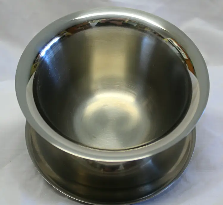 VOLLRATH #6206 Stainless Steel Bowl Server w/ Attached Saucer